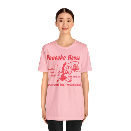 Retro Pancake House Unisex Short Sleeve Tee