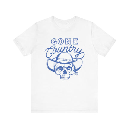 Gone Country Skull Tee, Funny Country Skull Tshirt
