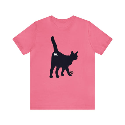 Cat Butt Hi Unisex Short Sleeve Tee