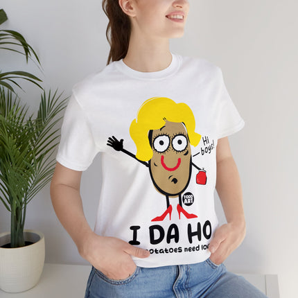 I DA HO Unisex Short Sleeve Tee