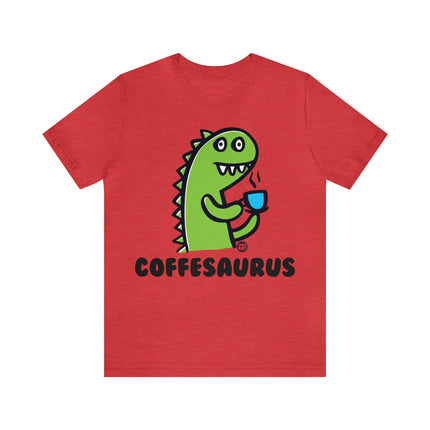 Coffeesaurus Dinosaur Unisex Tee