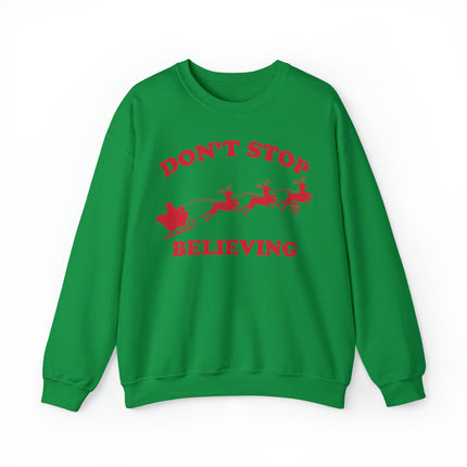 Don't Stop Believing Christmas Sweatshirt