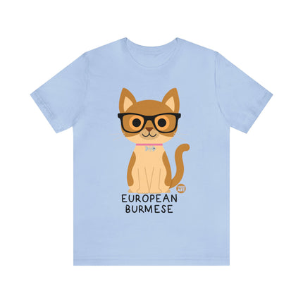 Bow Wow Meow European Burmese Unisex Tee