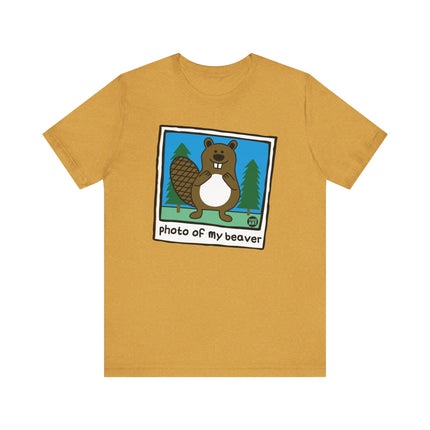 Funny "PHOTO OF MY BEAVER" Tee Shirt