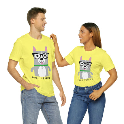 Bow Wow Meow Bull Terrier Unisex Tee