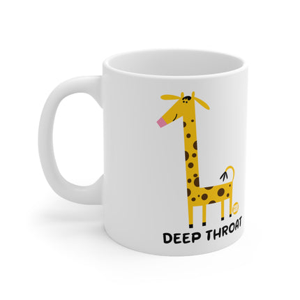 Deep Throat Giraffe Ceramic Mug