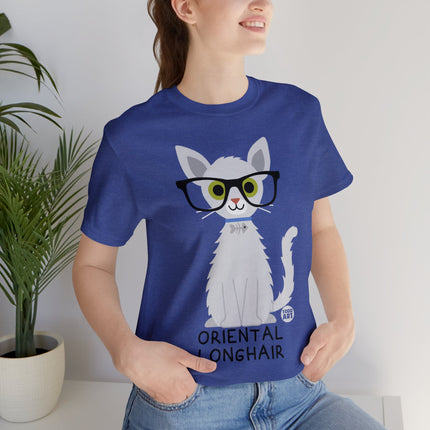 Bow Wow Meow Oriental Longhair Unisex Tee