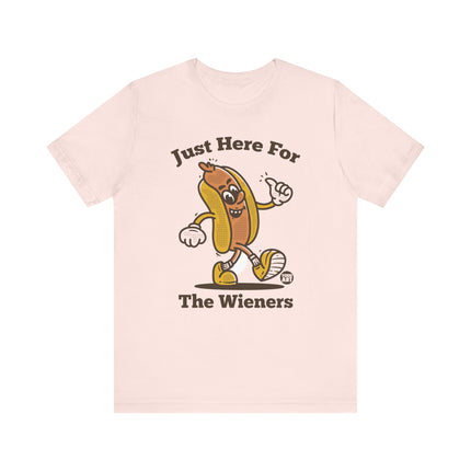 Just Here For Wieners Tee