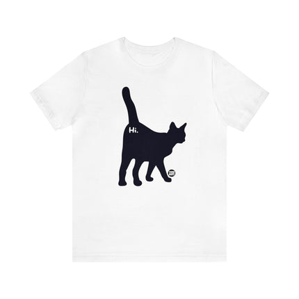 Cat Butt Hi Unisex Short Sleeve Tee