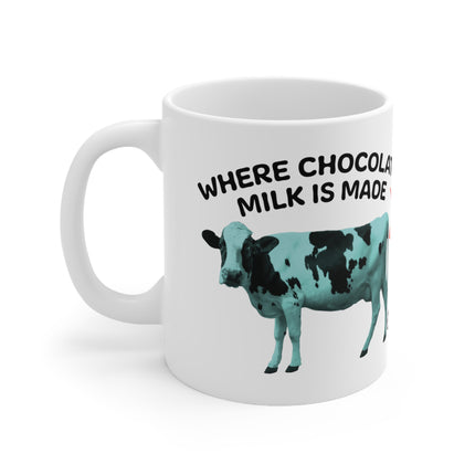 Chocolate Milk Made Ceramic Mug