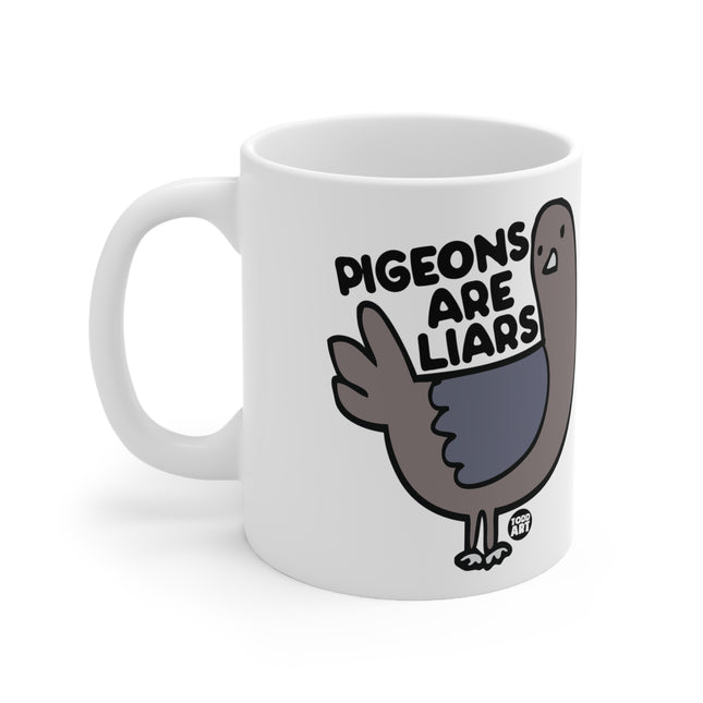 Pigeons Are Liars Ceramic Mug