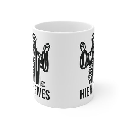 high fives jesus Mug