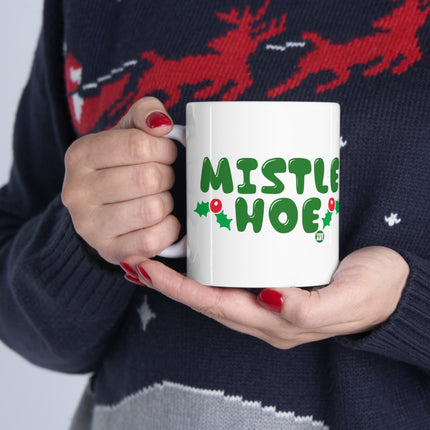 Mistle Hoe Christmas Ceramic Mug