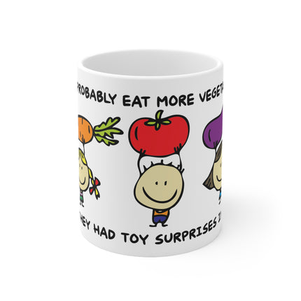 Eat more veggies Ceramic Mug