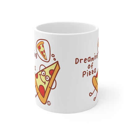 dreaming of pizza Ceramic Mug