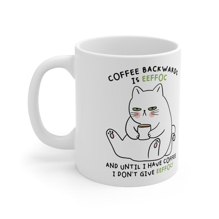 Coffee Eeeffoc Cat Ceramic Mug