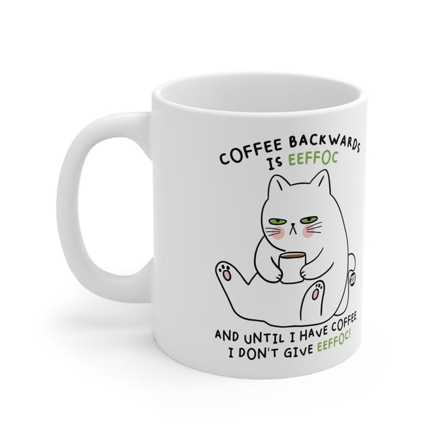 Coffee Eeeffoc Cat Ceramic Mug