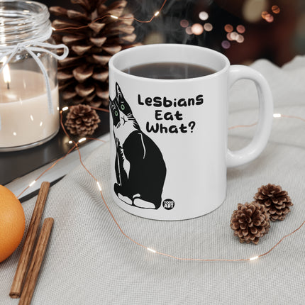 Lesbians Eat What Ceramic Mug