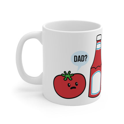 Dad Ketchup Ceramic Mug