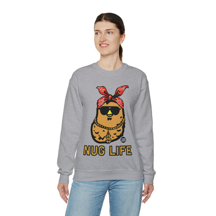 Nug Life Chicken Nugget Crewneck Sweatshirt