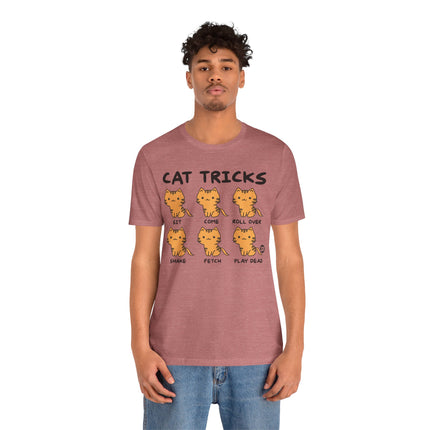 Cat Tricks Tee, Funny Cat Tees, Funny Cat Owner Tshirt