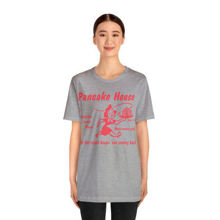 Retro Pancake House Unisex Short Sleeve Tee