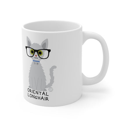 Bow Wow Meow Oriental Longhair Ceramic Mug