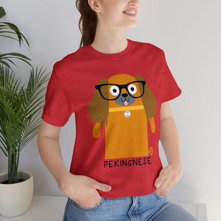 Bow Wow Meow Pekingnese Unisex Tee