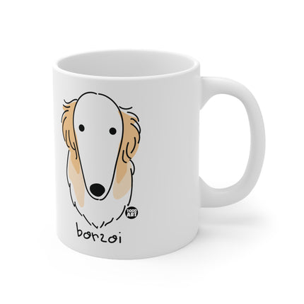 Dog Breeds Borzoi Ceramic Mug