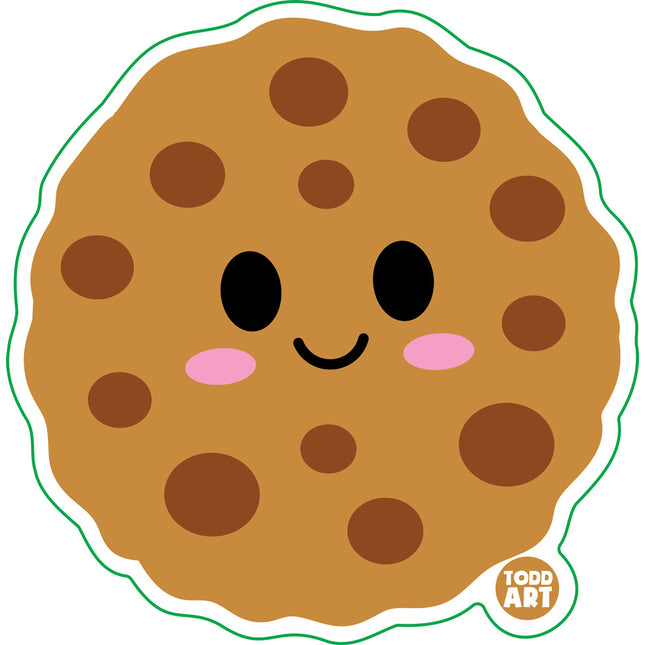Chocolate Chip Cookie Vinyl Sticker