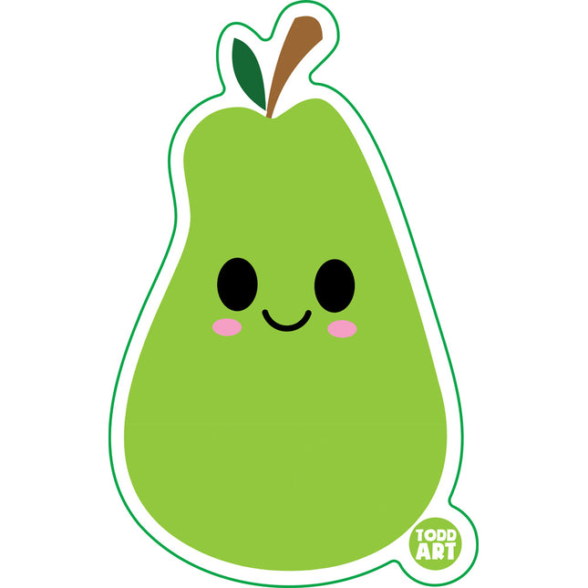 Pear Vinyl Sticker
