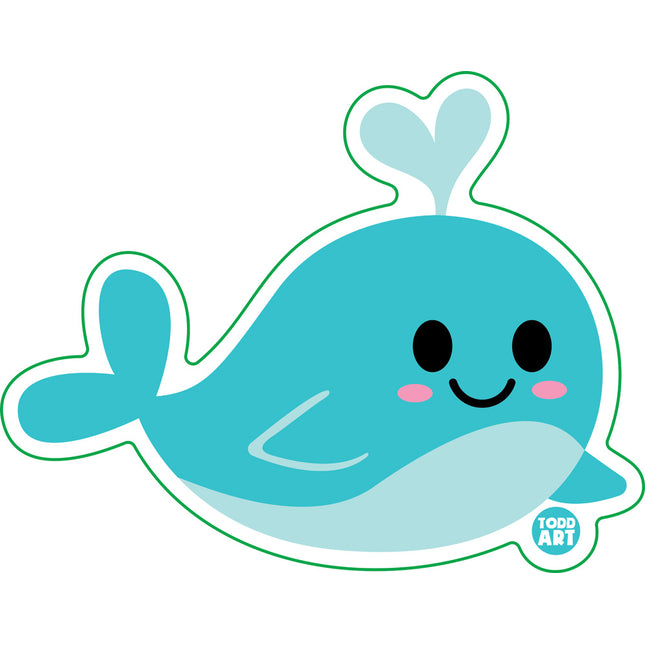 Whale Vinyl Sticker