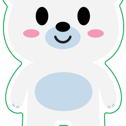 Polar Bear Vinyl Sticker