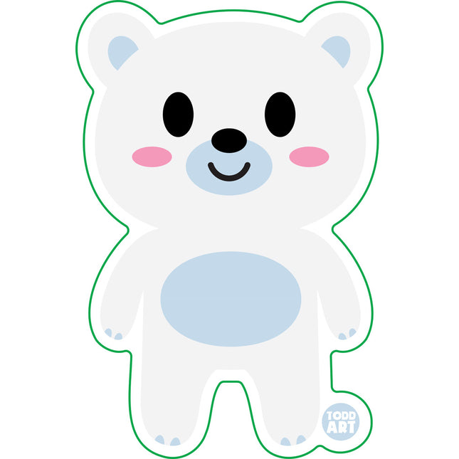 Polar Bear Vinyl Sticker