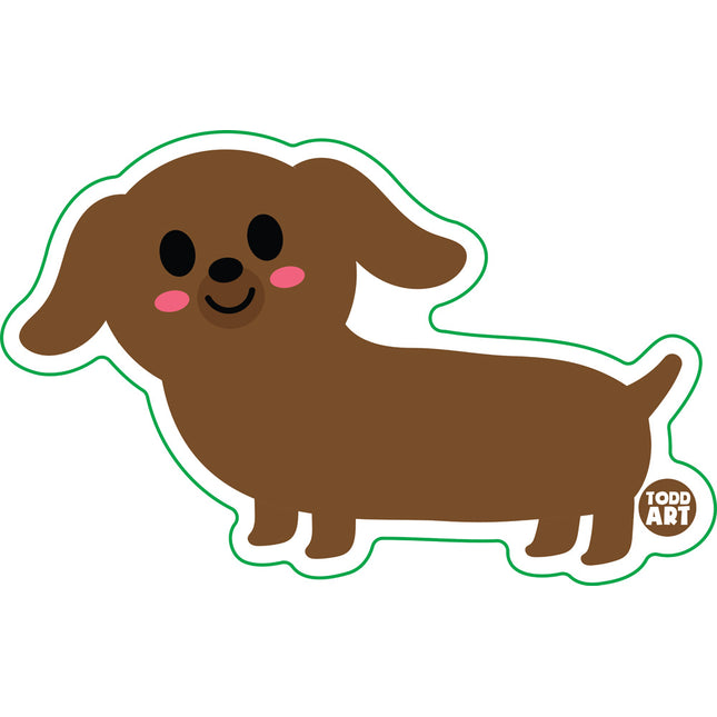 Wiener Dog Vinyl Sticker
