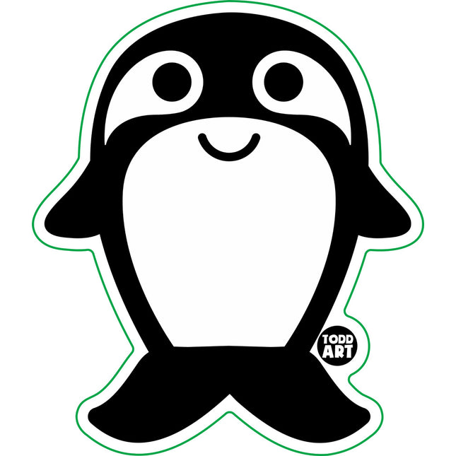 Orca Vinyl Sticker