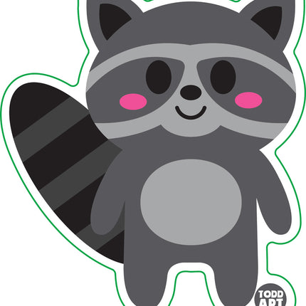 Raccoon Vinyl Sticker