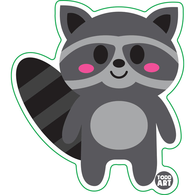 Raccoon Vinyl Sticker