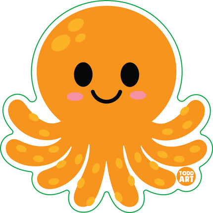 Octopus Vinyl Sticker