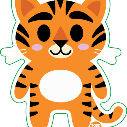 Tiger Vinyl Sticker