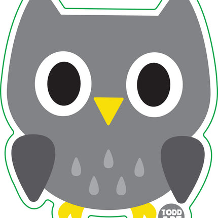 Owl Vinyl Sticker