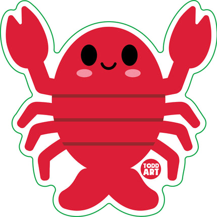 Lobster Vinyl Sticker