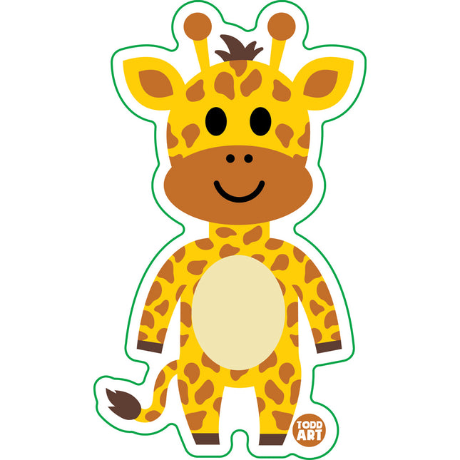 Giraffe Vinyl Sticker