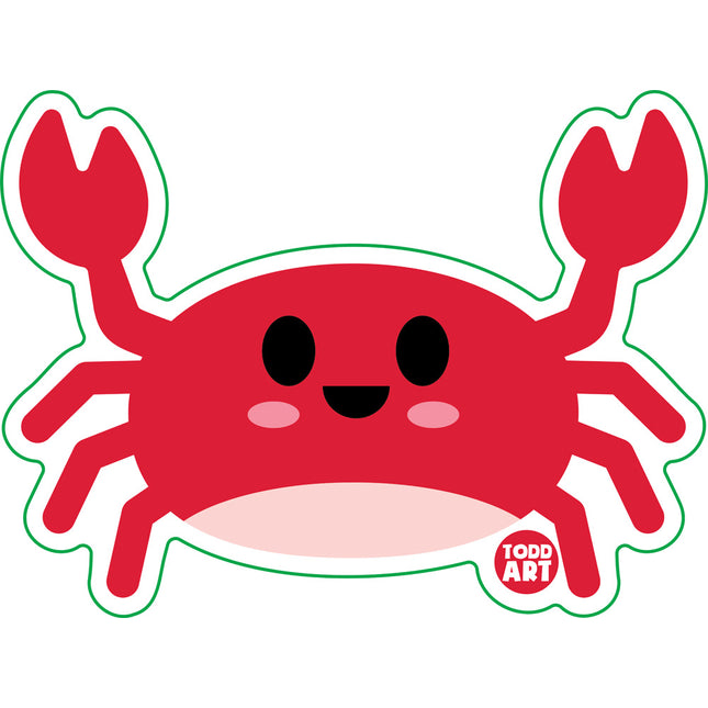 Crab Vinyl Sticker