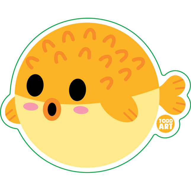 Blowfish Vinyl Sticker