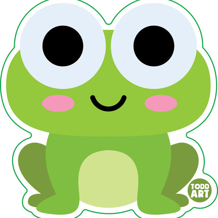 Frog Vinyl Sticker