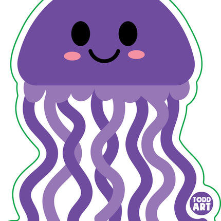 Jellyfish Vinyl Sticker