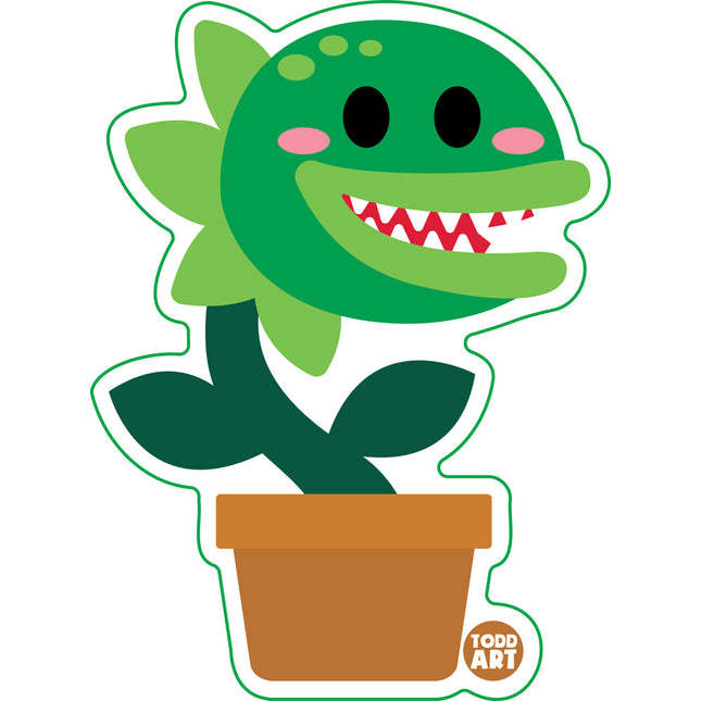 Venus Fly Trap Vinyl Sticker