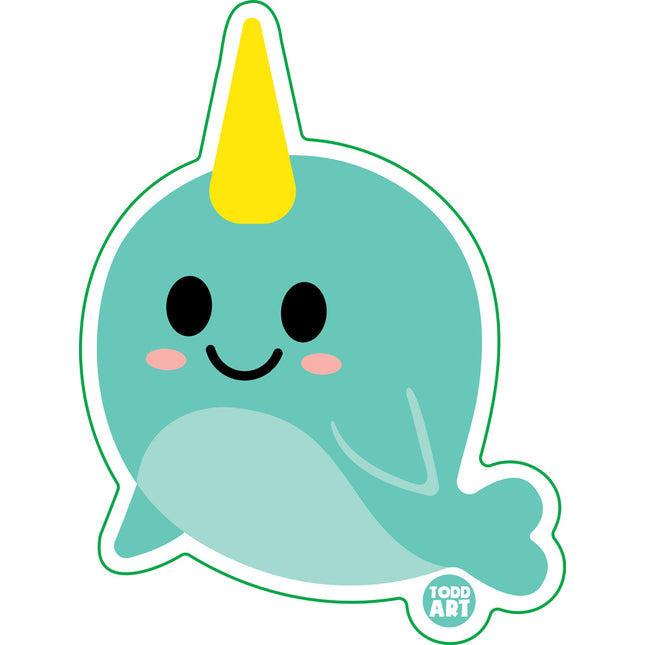 Narwhal Vinyl Sticker