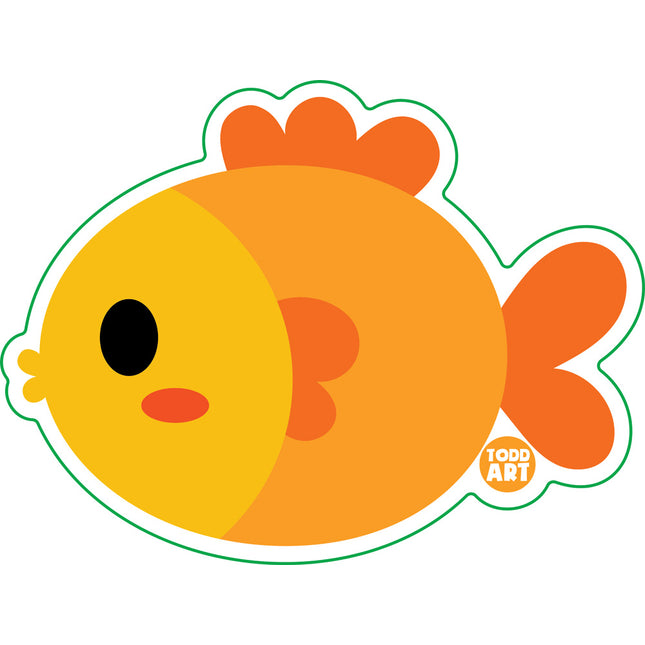 Goldfish Vinyl Sticker